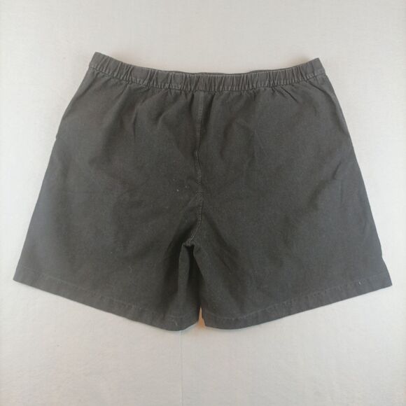 Zerdocean Womens Plus Black Shorts Size 5XL Drawstring - Picture 5 of 5